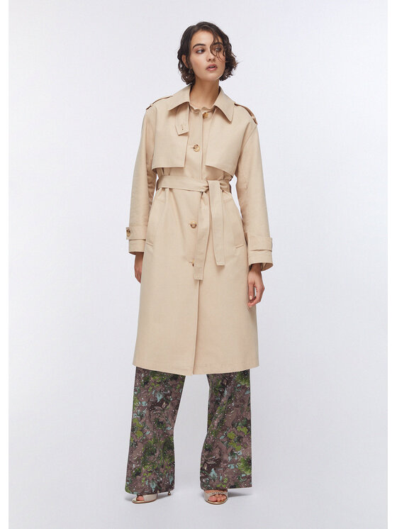 Liu Jo Liu Jo Trench WA6317T350841208 Beige Regular Fit