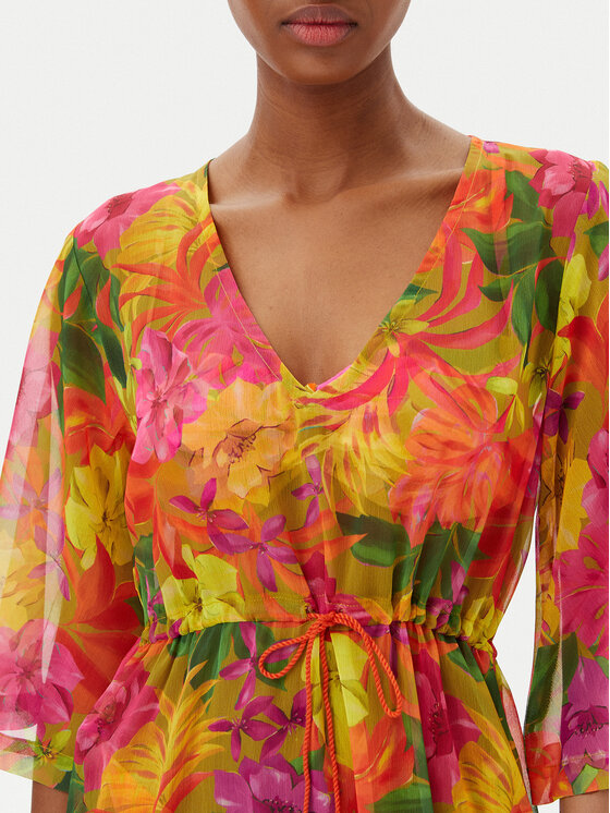 Selmark Selmark Rochie de plajă BL596 Colorat Relaxed Fit