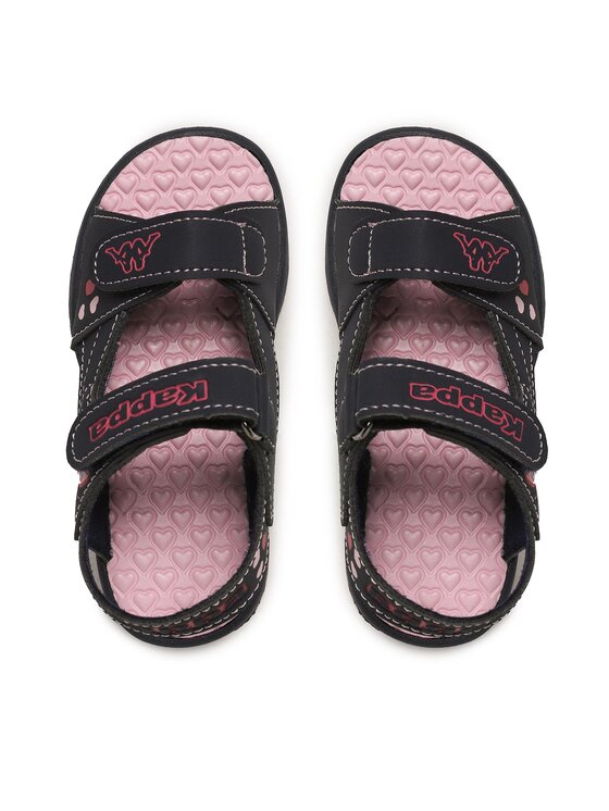 Kappa Garçon Unisex Kinder Code De Style : 260682k Reminder K Sandale, Noir/Citron Vert, 26 EU