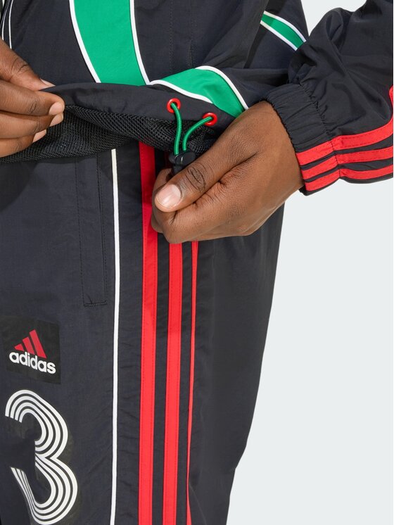 adidas adidas Bluza TEAMGEIST MOTO Czarny Loose Fit