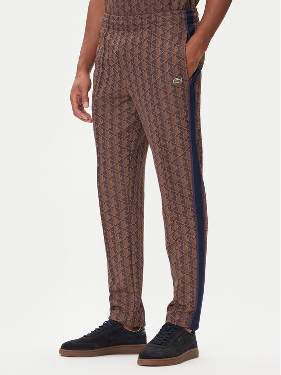 Lacoste Lacoste Pantaloni trening XH1440 Maro Regular Fit