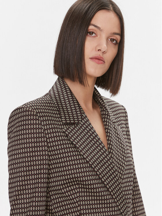 Liu Jo Liu Jo Kalhoty z materiálu MF3117 J4050 Černá Regular Fit