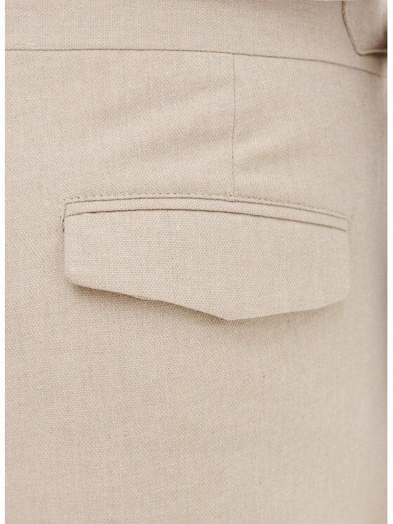 Pako Lorente Pako Lorente Spodnie materiałowe P25SF-WX-003 Beżowy Regular Fit