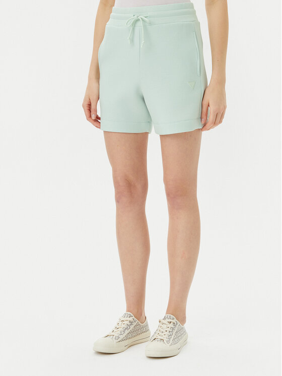Guess Guess Pantaloni scurți sport V2YD10 K7UW2 Verde Regular Fit
