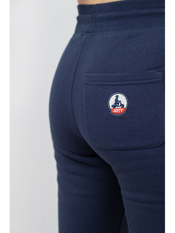 Jott Jott Spodnie dresowe SS23WPAN10-104_XL Granatowy Regular Fit