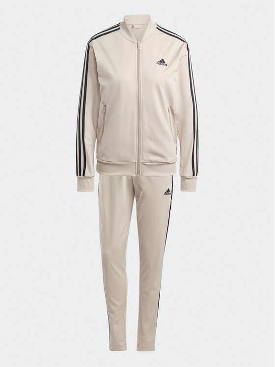 adidas adidas Dres Essentials 3-Stripes IJ8786 Beżowy Slim Fit