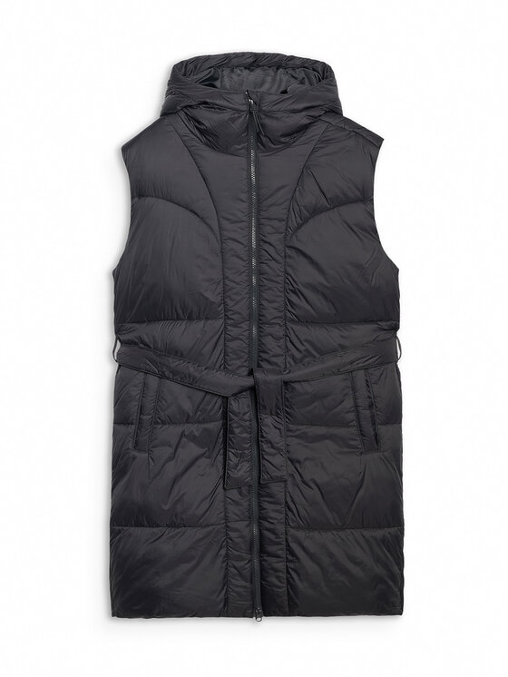 4F 4F Kamizelka APRES SKI Czarny Regular Fit