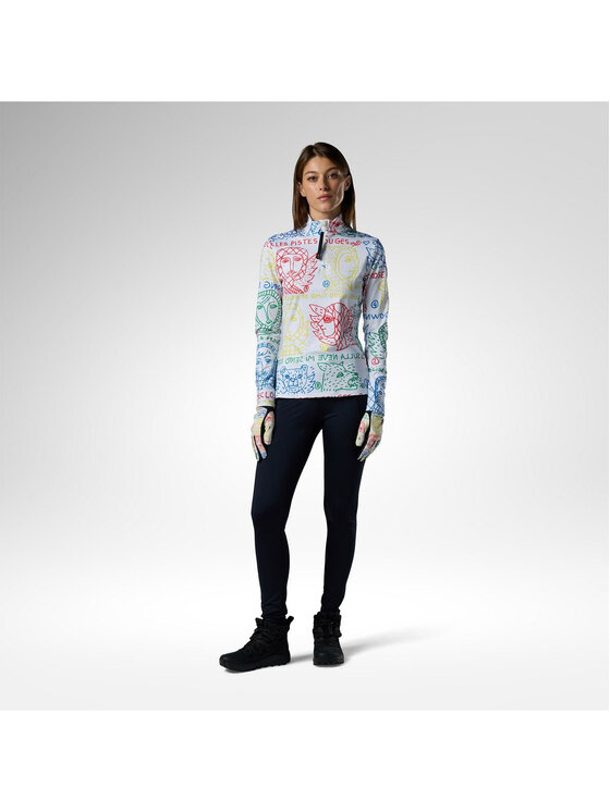 Rossignol Rossignol Bluza techniczna W Jcc Quarter Zip First Layer Kolorowy Slim Fit