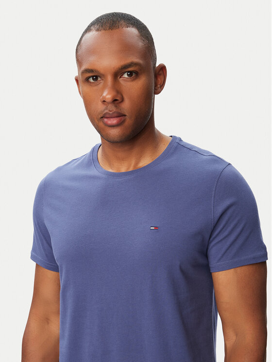 Tommy Jeans Tommy Jeans Marškinėliai Jersey DM0DM04411 Mėlyna Regular Fit