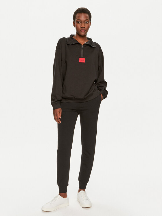 HUGO Hugo Долнище анцуг Sporty Logo 50520499 Черен Regular Fit
