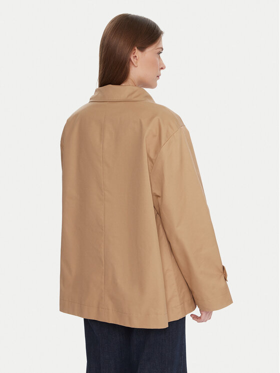 United Colors Of Benetton United Colors Of Benetton Тренч 2QJYDN07Y Бежов Regular Fit
