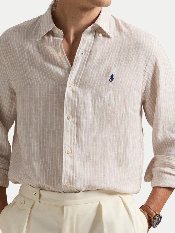 Polo Ralph Lauren Polo Ralph Lauren Koszula 710B15594006 Beżowy Regular Fit