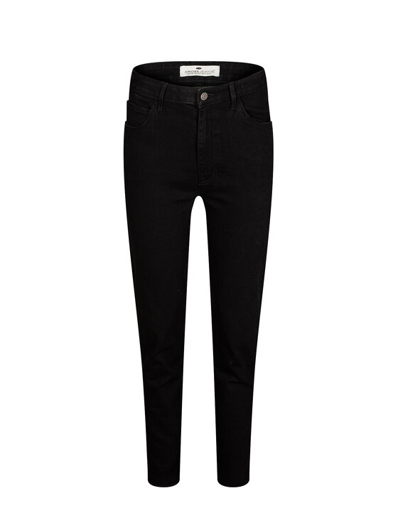 Cross Jeans Cross Jeans Jeansy N 432-077 Czarny Mom Fit