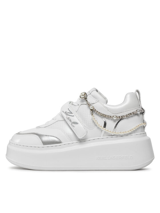 KARL LAGERFELD KARL LAGERFELD Sneakersy KL63544 Bílá