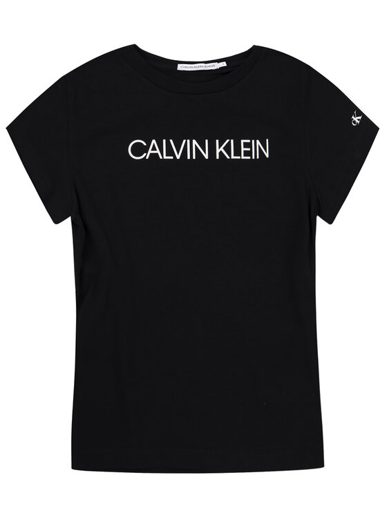 Calvin Klein Jeans T-Shirt Institutional IG0IG00380 Czarny Slim Fit