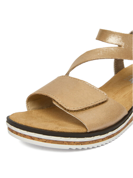 Rieker Rieker Sandalen CEO-V3660-61 Goldfarben