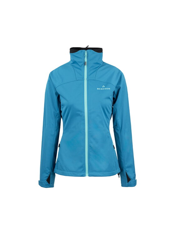 Kurtka softshell Bergson, Rozmiar M, Niebieski, CONTEXT SS