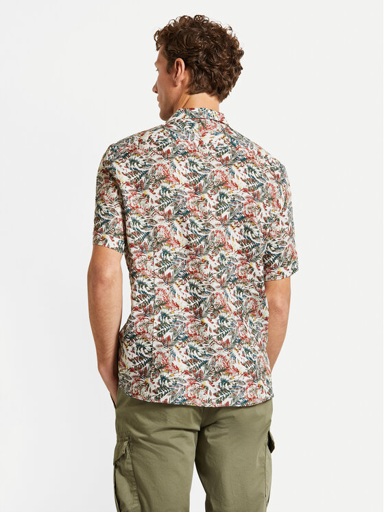 Bugatti Bugatti Koszula 9253 58904A Kolorowy Slim Fit