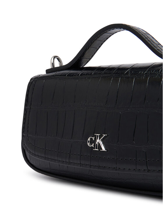 Calvin Klein Calvin Klein Handtasche Ck Croc Top Handle Bag LV04F3903G Schwarz
