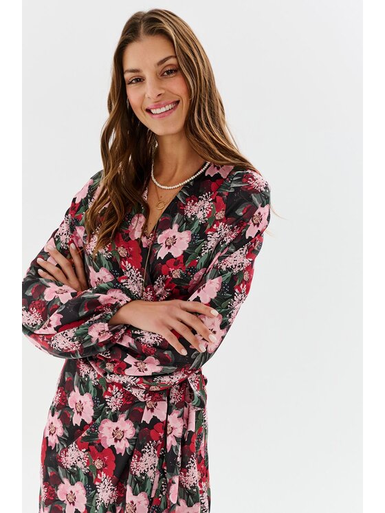 NAOKO NAOKO Šaty Jolly Spirit Červená Regular Fit
