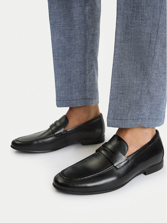 GINO ROSSI GINO ROSSI Loaferice EO-BENITO-02 126AM Crna