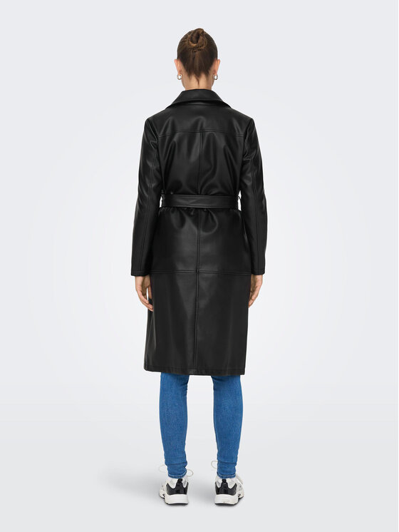 JDY JDY Trenčas 15302152 Juoda Regular Fit