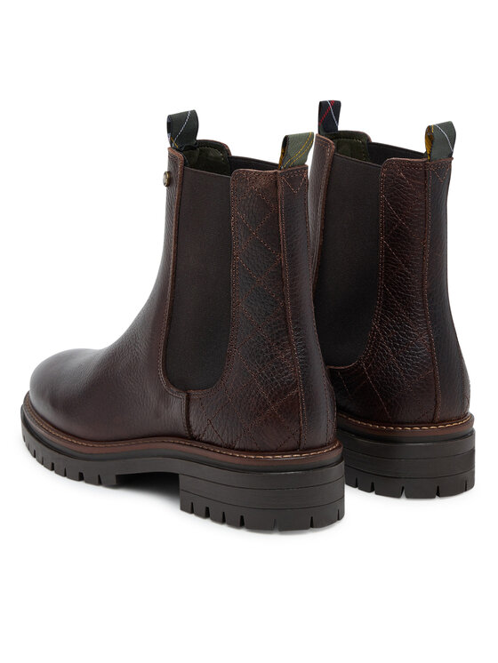 Barbour Barbour Kotníková obuv s elastickým prvkem Evie LFO0575BR96 Hnědá