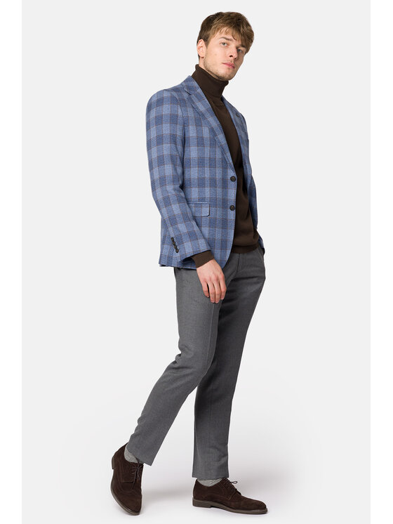 Lancerto Lancerto Marynarka Steveley MA131223000014 Niebieski Slim Fit
