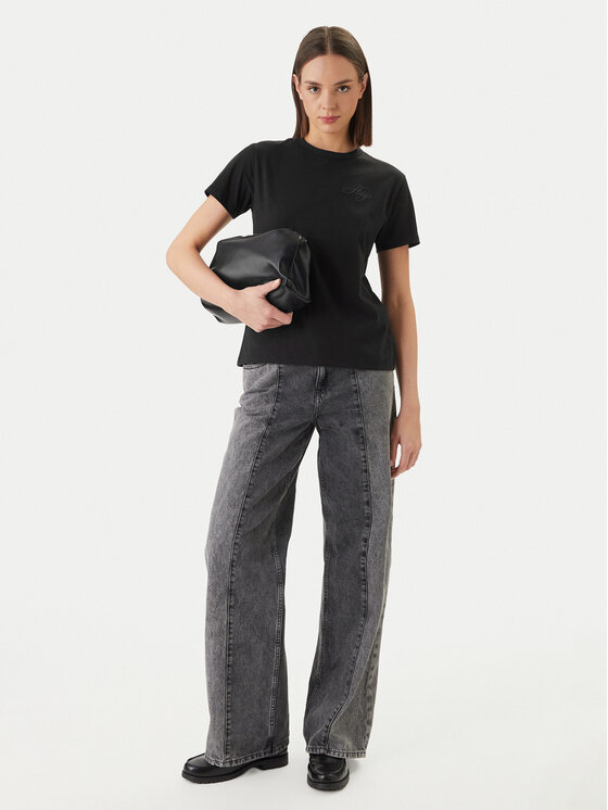 HUGO HUGO Футболка Damacia_7 50561233 Чорний Regular Fit