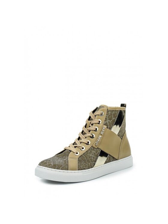 Armani Jeans Armani Jeans Trampki 925168 Złoty