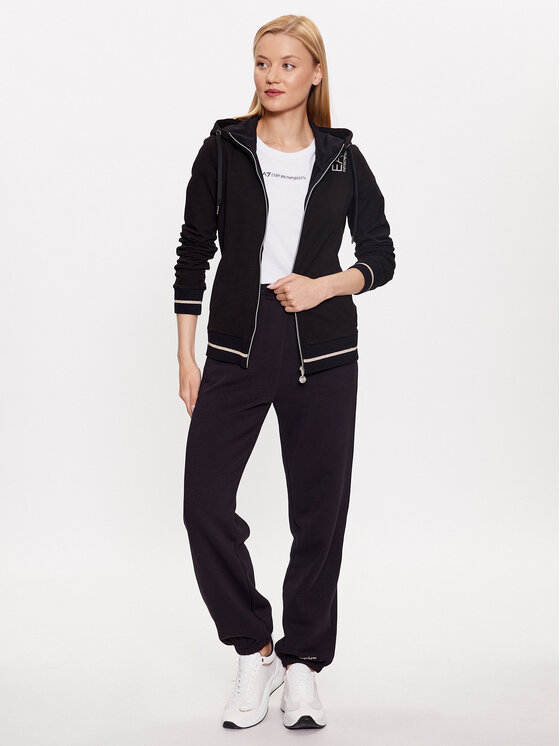 Felpa 8NTM34 TJCQZ 0200 Nero Regular Fit
