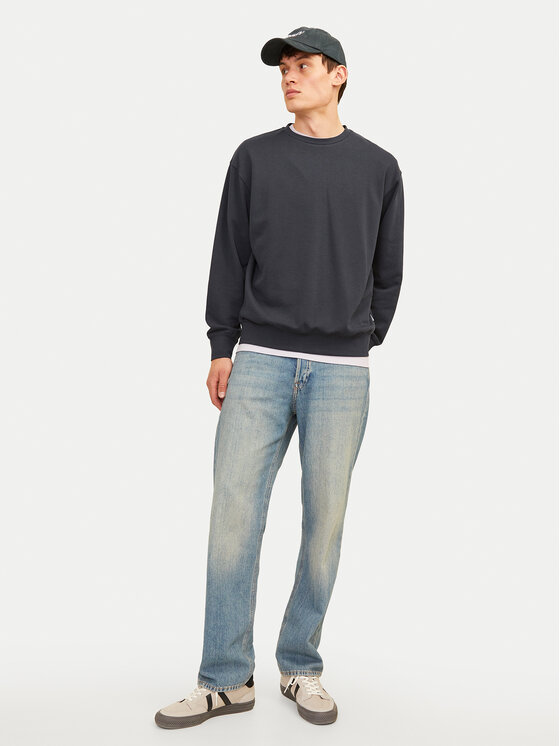 Jack & Jones Jack & Jones Sweatshirt Charge 12257853 Dunkelblau Loose Fit