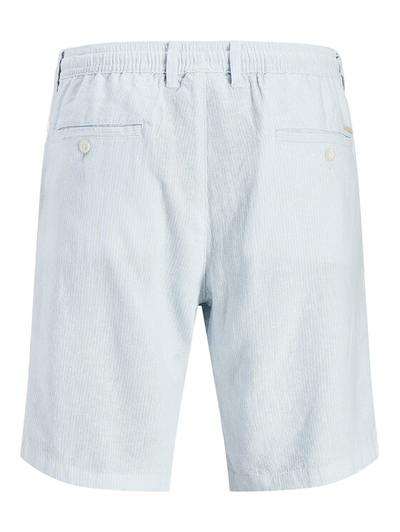 Jack & Jones Jack & Jones Šortky z materiálu Tace Mykonos 12269376 Světle modrá Slim Fit