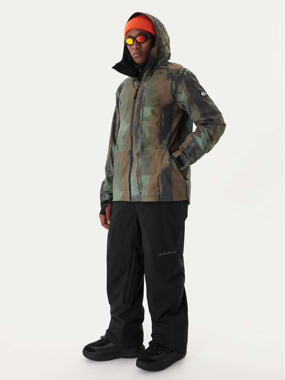 Quiksilver Quiksilver Pantaloni da snowboard Paramo Stretch EQYTP03244 Nero Regular Fit