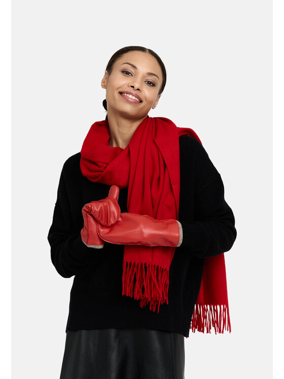 ALLORA BE UNIQUE ALLORA BE UNIQUE Guanti da donna 100% leather Rosso