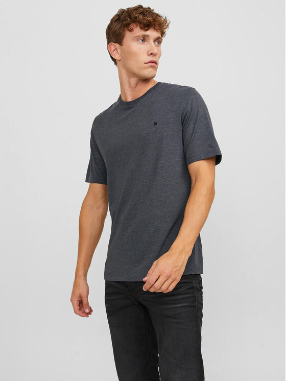 Jack&Jones T-shirt Paulos 12245087 Siva Standard Fit