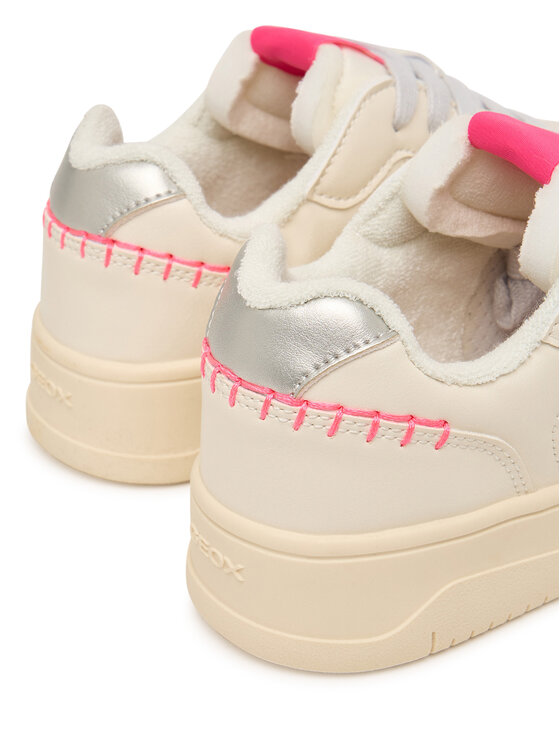 Geox Geox Сникърси J Lestrella Girl J56NLC 000BC C1M1W S Екрю