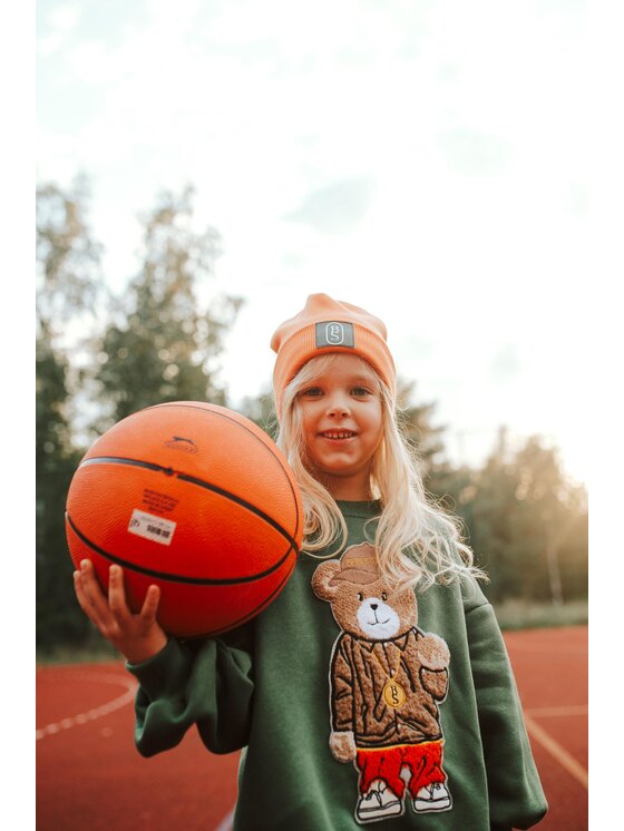 Bejbi Story Bejbi Story Bluza Snoop Teddy Zielony Oversize