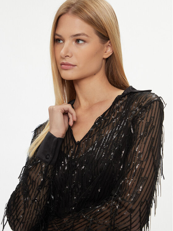 ONLY ONLY Риза 15305740 Черен Regular Fit