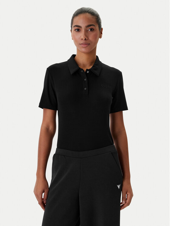 Guess Guess Боди V6RP00 KD772 Черен Slim Fit