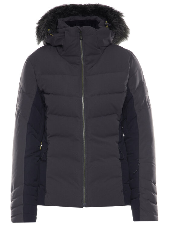 Salomon Salomon Skijacke Icetown LC1209200 Grau Regular Fit