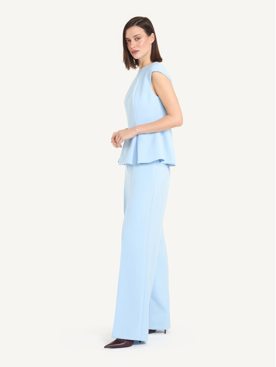 KMX KMX Spodnie materiałowe 810140015 Niebieski Flare Fit