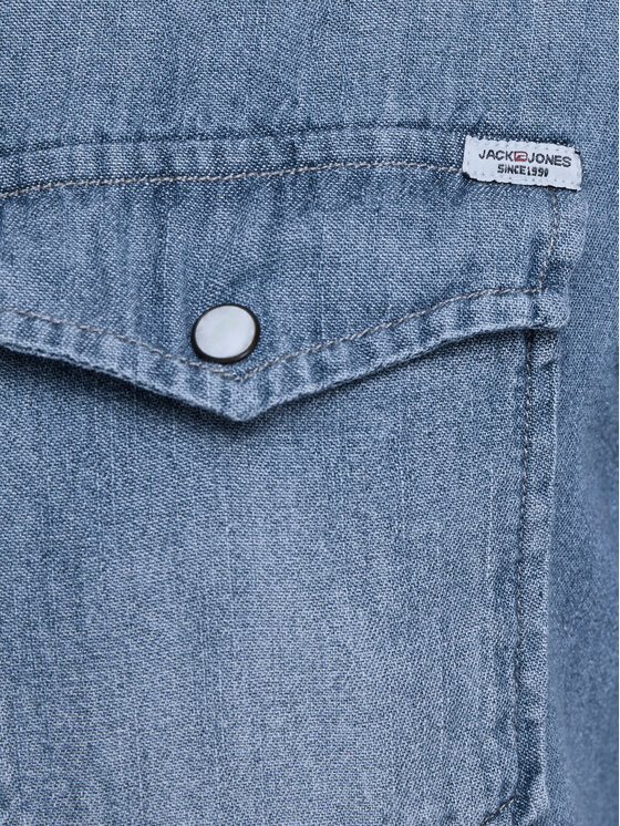 Jack&Jones Jack&Jones Srajca Sheridan 12138115 Modra Slim Fit