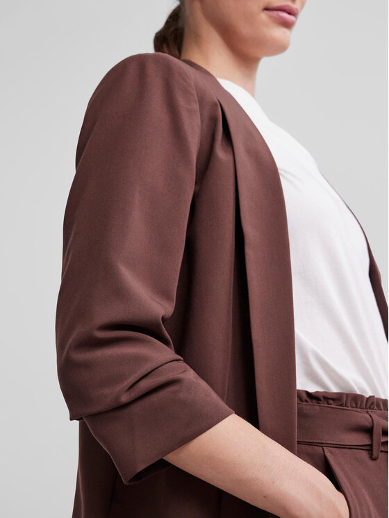 Pieces Pieces Sakko 17090996 Braun Regular Fit
