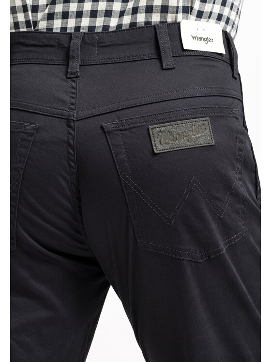 Wrangler Wrangler Jeansy TEXAS SLIM Czarny Slim Fit