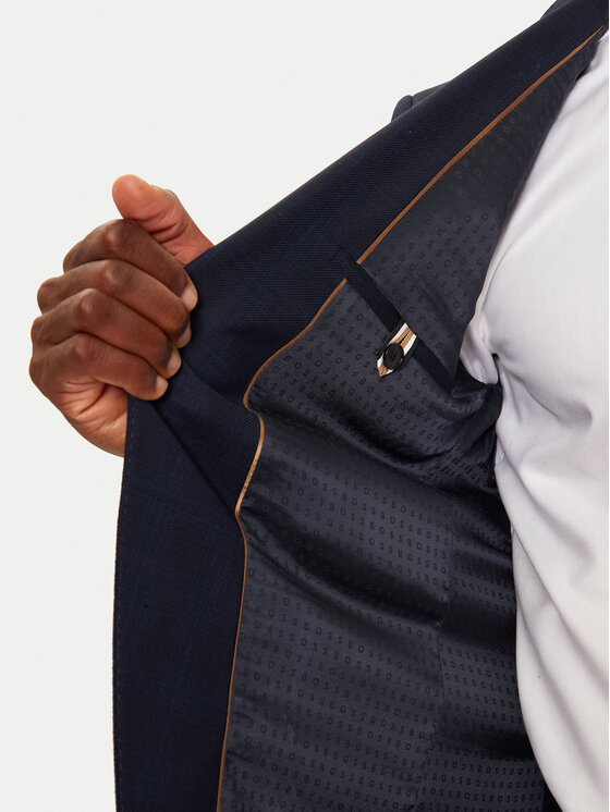 BOSS Boss Anzug 50528126 Dunkelblau Slim Fit