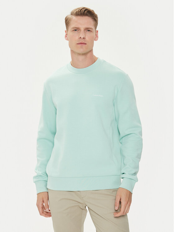 Férfi Pulóver Calvin Klein, Méret: XL, Zöld, Micro Logo K10K109926