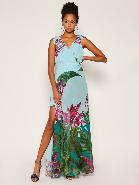 Guess Vestito estivo Blumenprint W0YK19 WDOV0 Multicolore Regular Fit Modivo