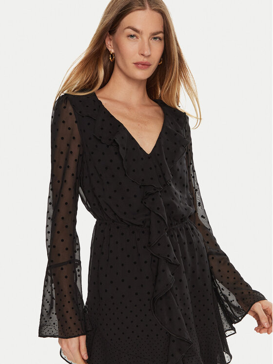 Guess Guess Повсякденна сукня Olympe W4BK38 WGLF0 Чорний Regular Fit