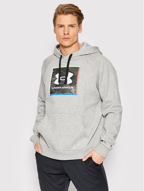 Bluza, rozmiar S, Szary, Ua Rival Fleece Graphic 1370349